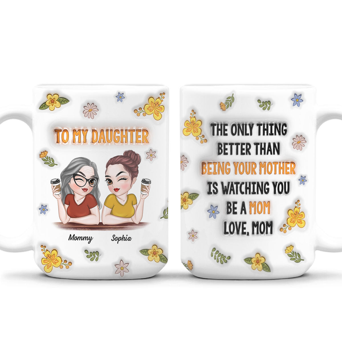 Watching You - Personalized Custom 3D Inflated Effect Mug