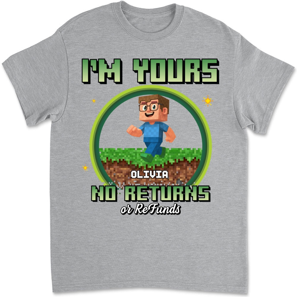 Pixelated Love For Dad - Personalized Custom Shirt