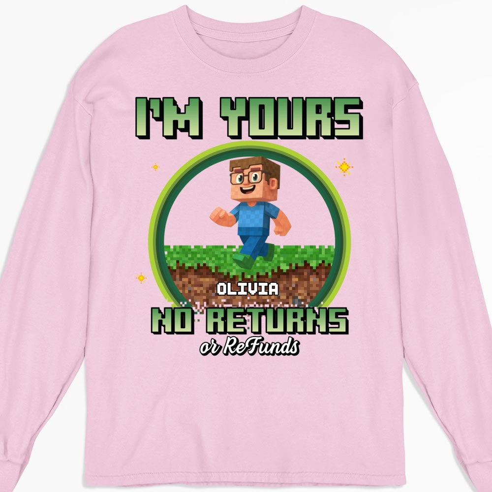 Pixelated Love For Dad - Personalized Custom Shirt