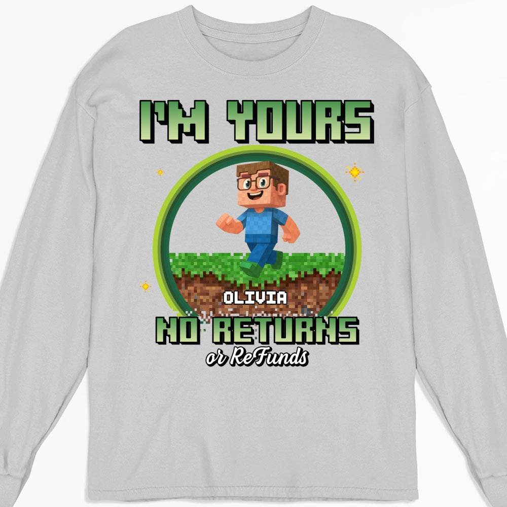 Pixelated Love For Dad - Personalized Custom Shirt