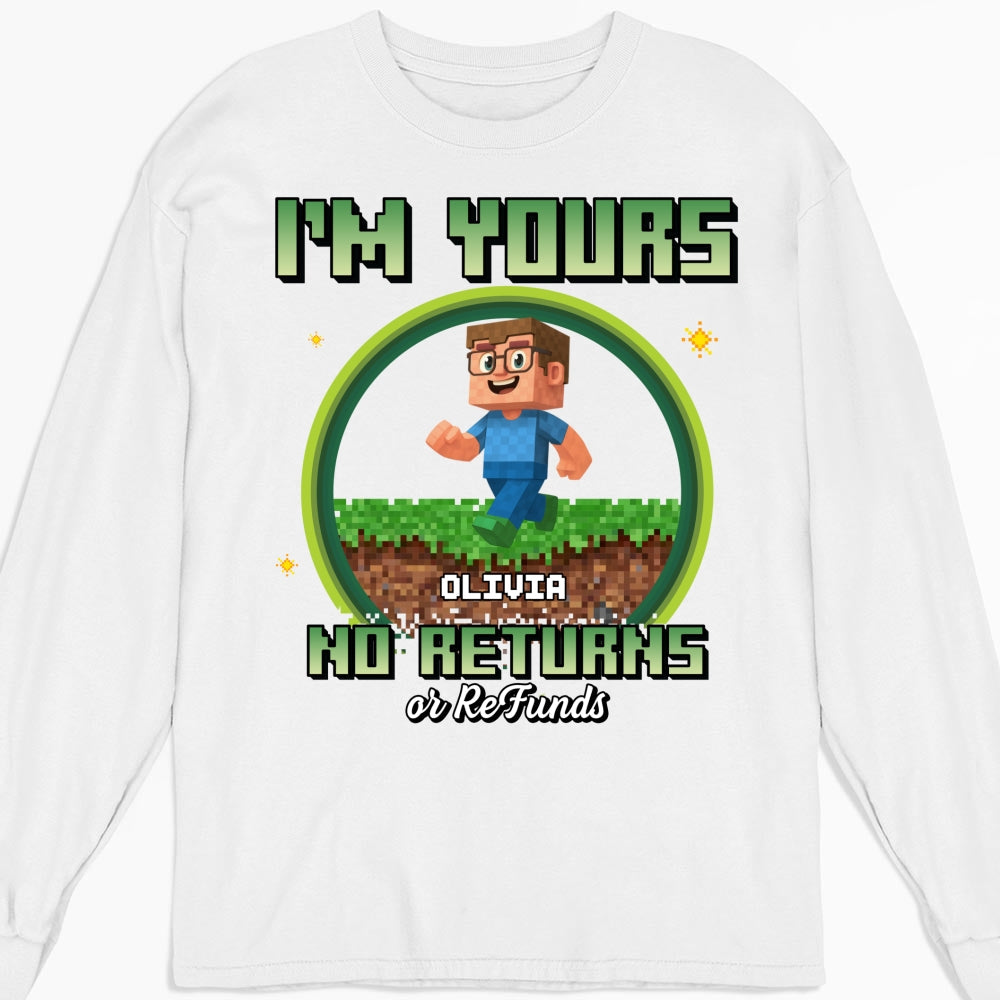 Pixelated Love For Dad - Personalized Custom Shirt