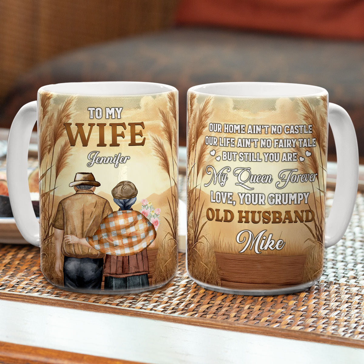 You Are My Queen Forever - Personalized Custom Coffee Mug