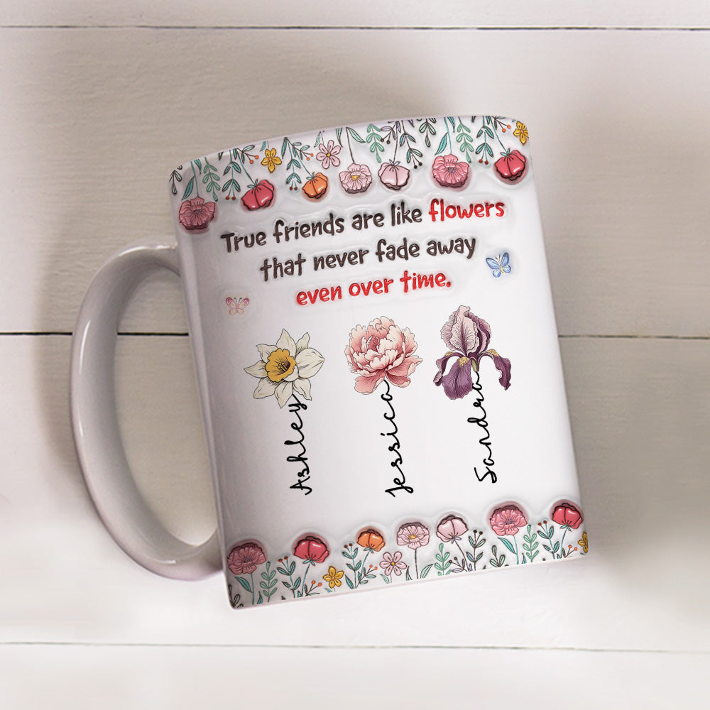 Our Bond Will Never Fade - Personalized Custom 3D Inflated Effect Mug