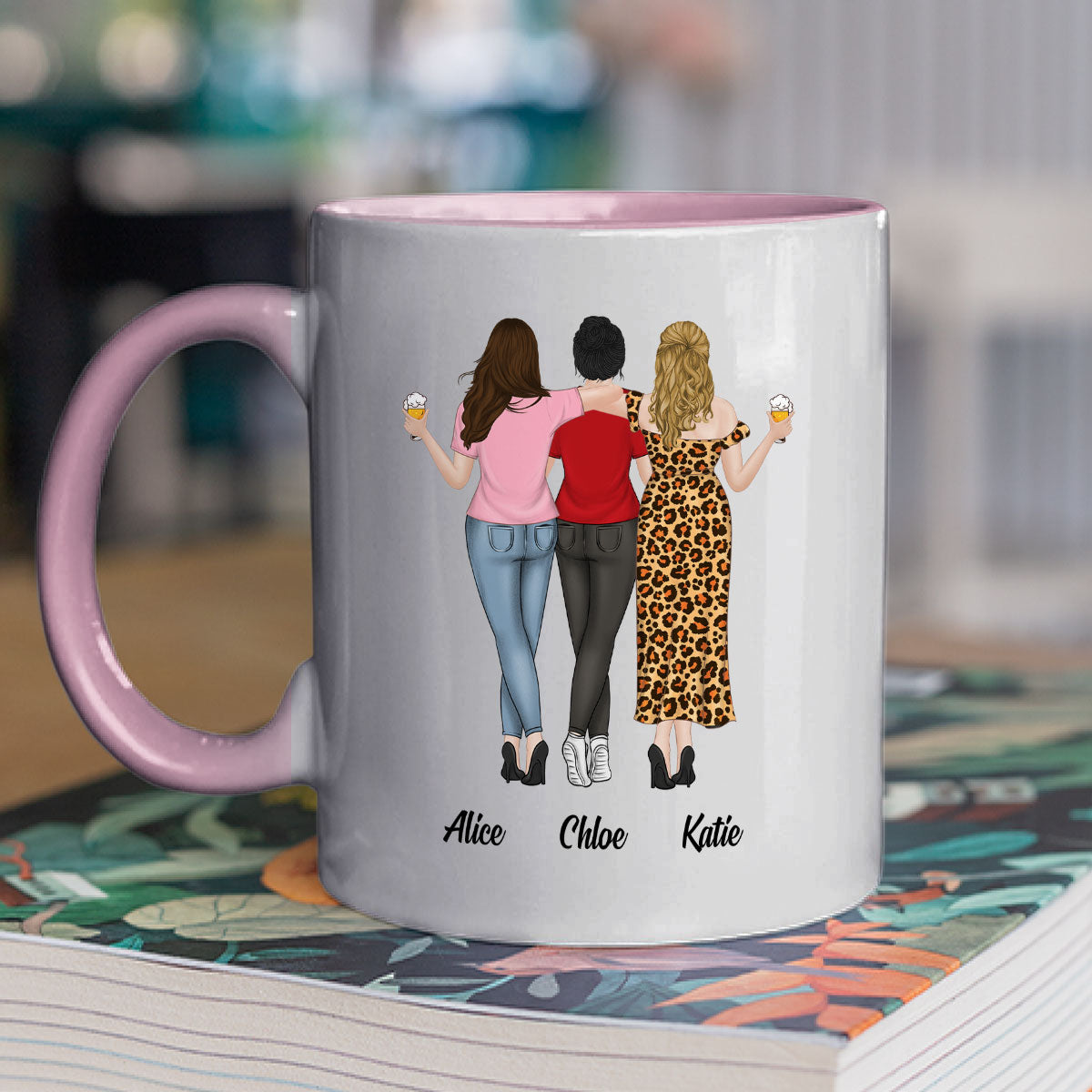 Sugar And Spice - Personalized Custom Accent Mug