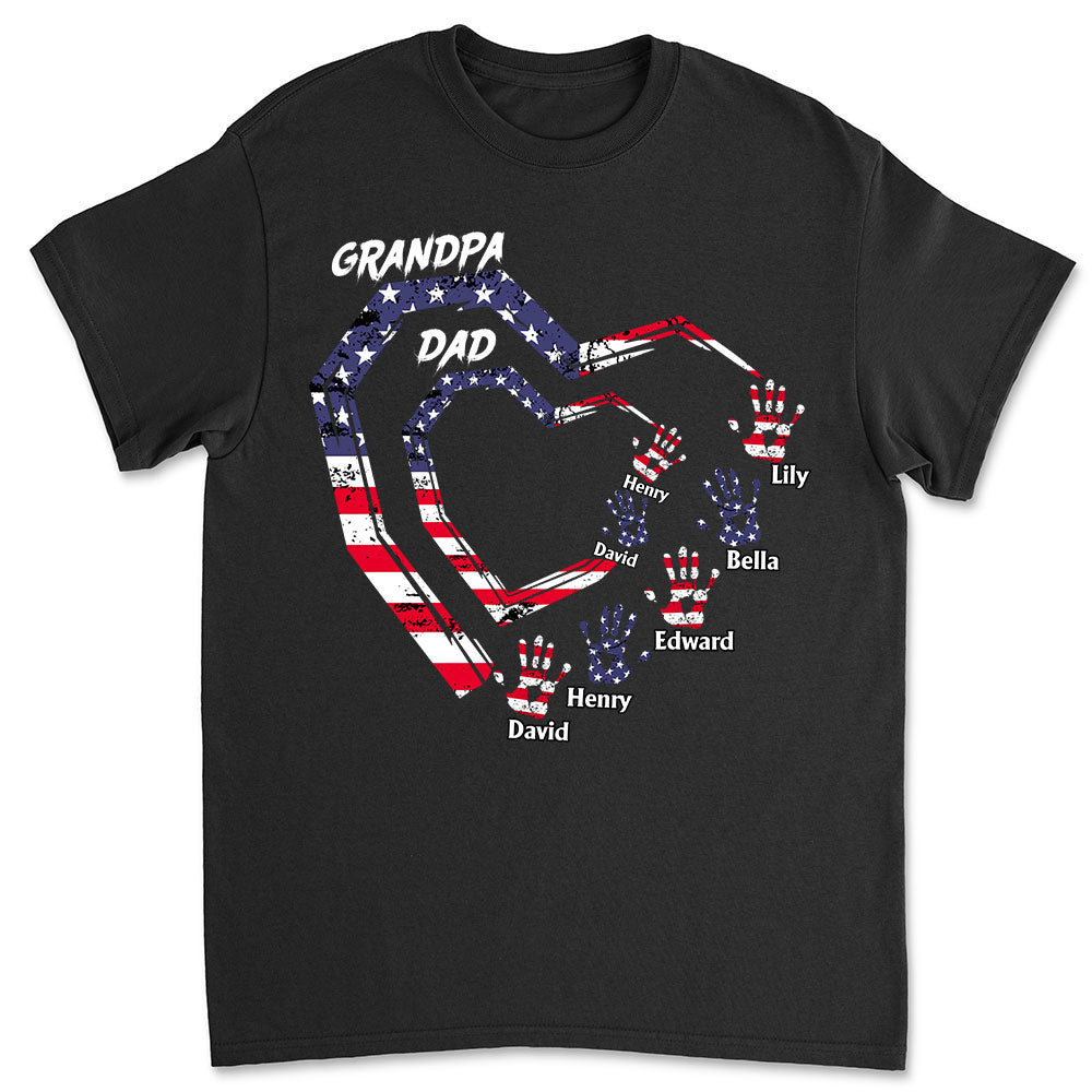 We Love You Grandpa - Personalized Custom Shirt