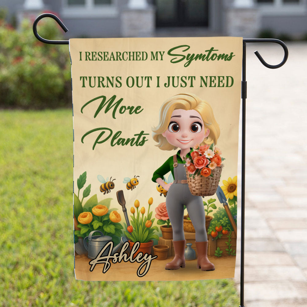Need More Plants - Personalized Custom Flag