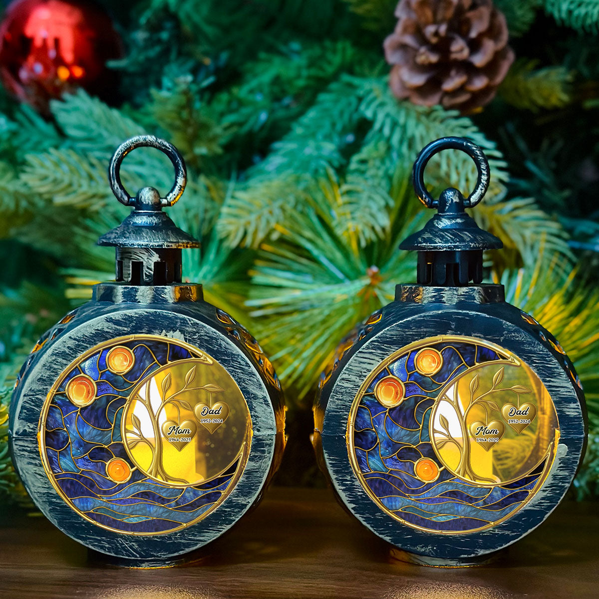 Always Miss You - Personalized Custom Christmas Lantern