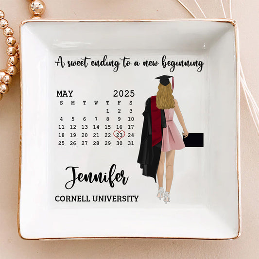 A Sweet Ending - Personalized Custom Jewelry Dish