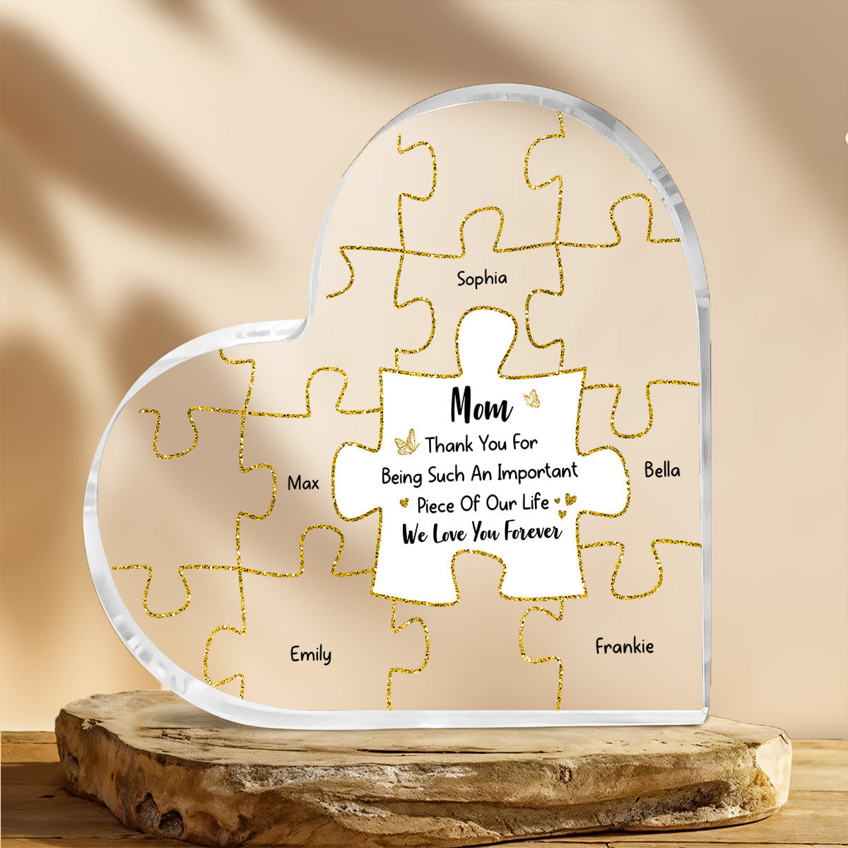 We Love You Forever - Personalized Custom Acrylic Plaque