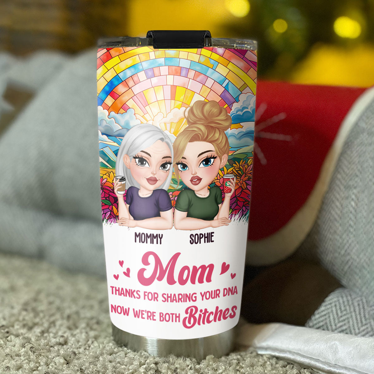 Thanks For Sharing DNA Mom - Personalized Custom Tumbler
