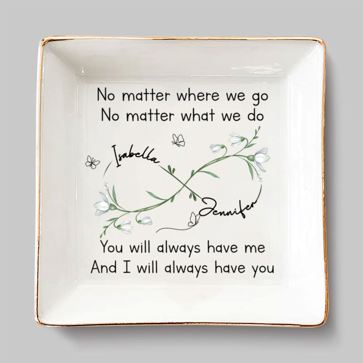 Bestie Always Have You - Personalized Custom Jewelry Dish
