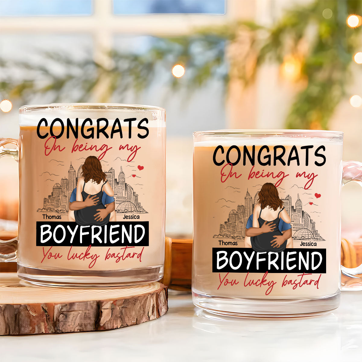 I Liked You - Personalized Custom Glass Mug