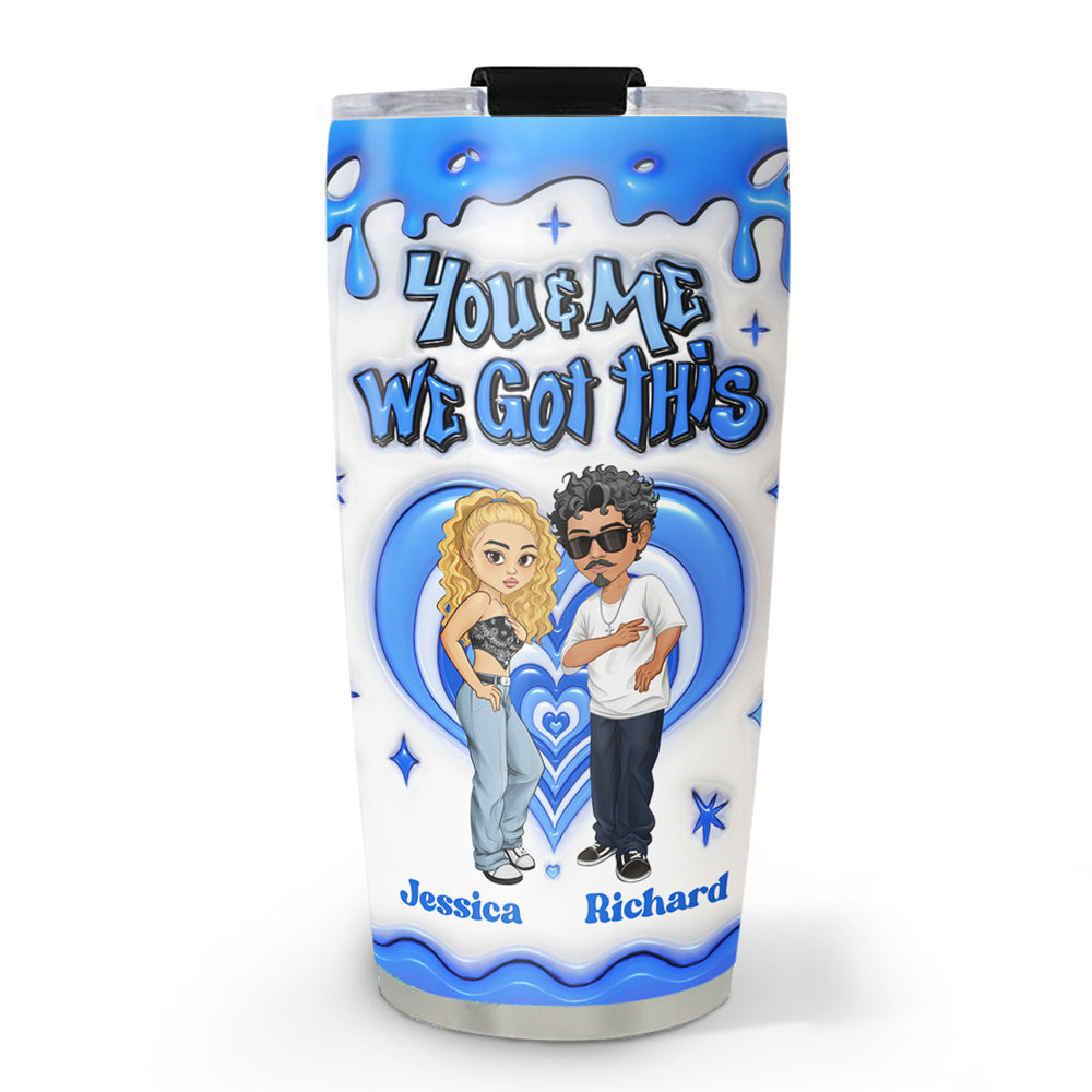 Together Since - Personalized Custom 3D Inflated Effect Tumbler