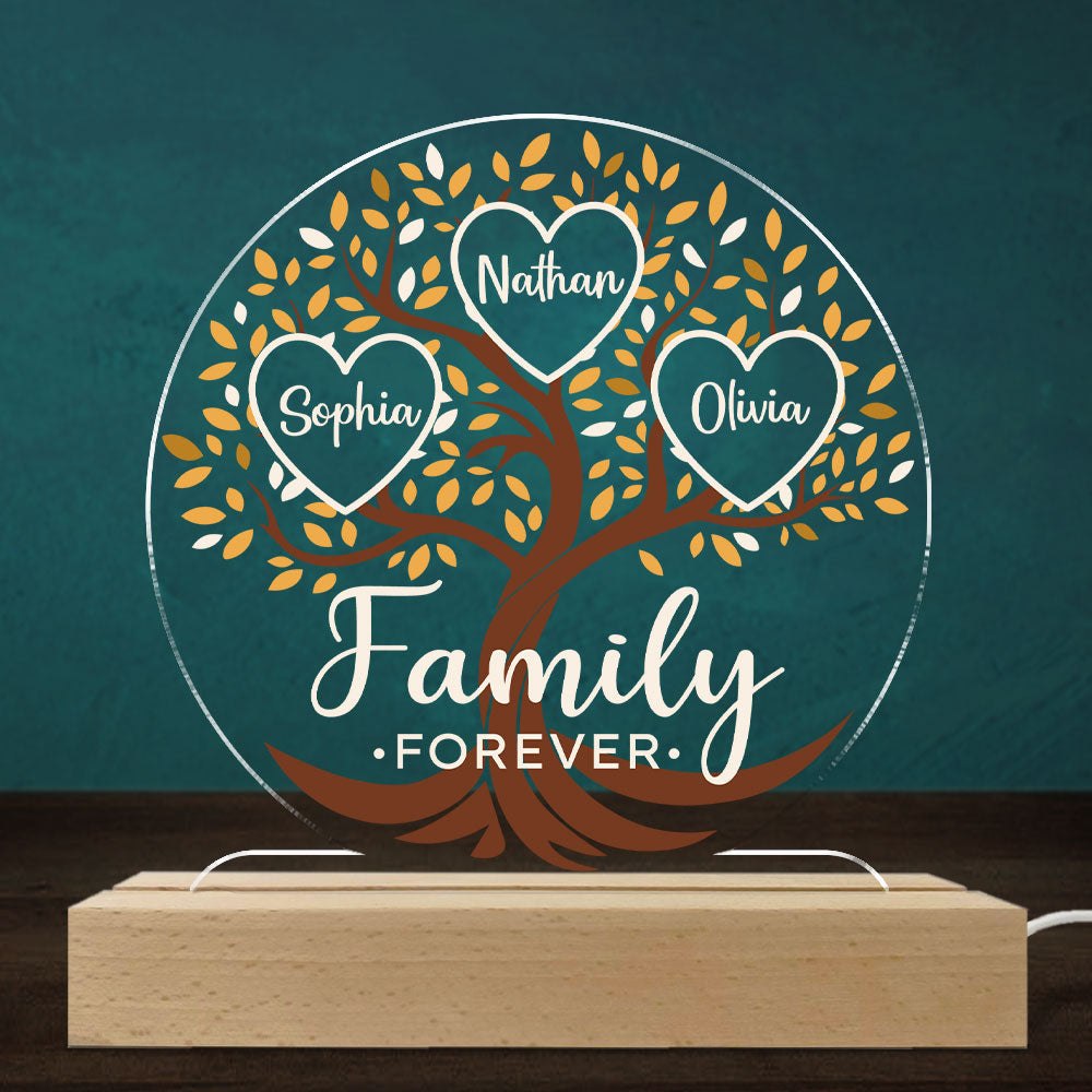 Loving Family - Personalized Custom LED Light