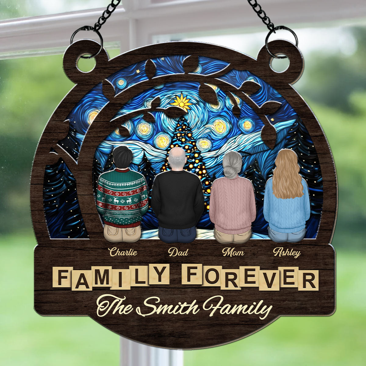 There Is No Place Like Home - Personalized Custom Suncatcher
