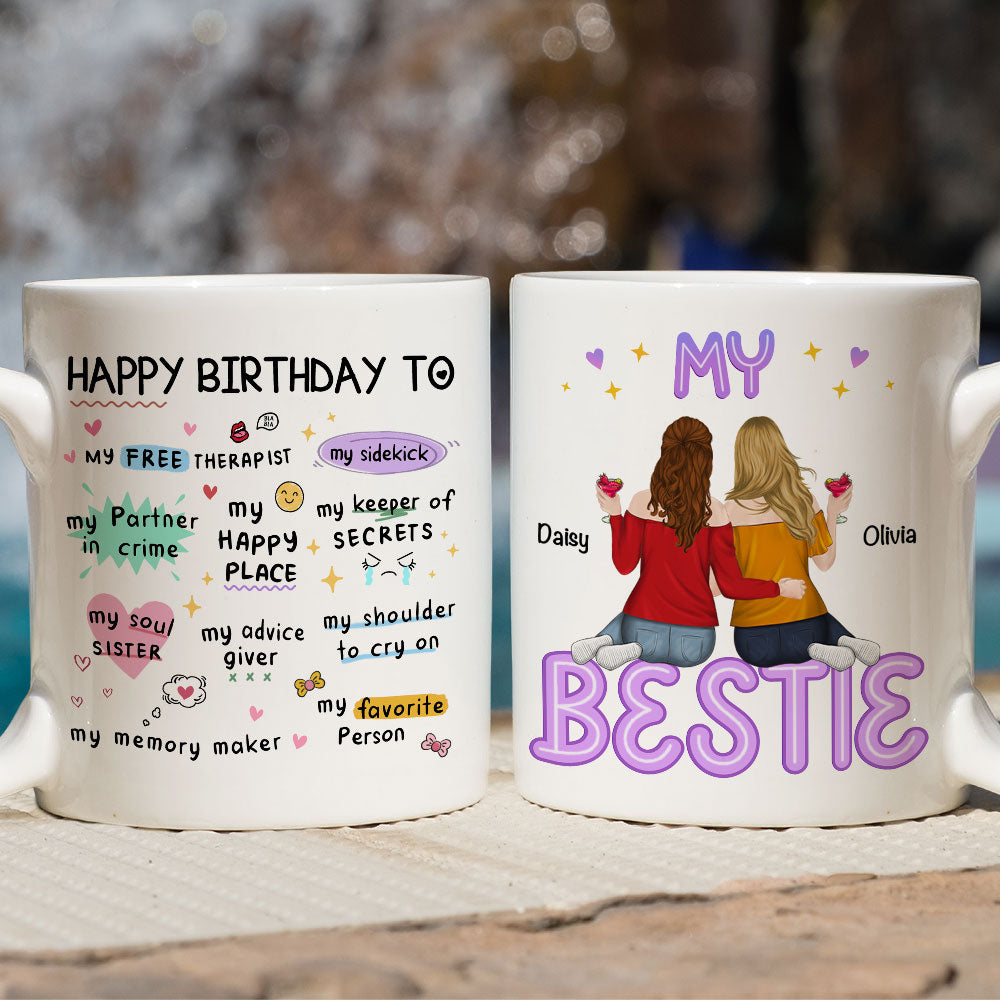 Wishing You A Fantastic Birthday - Personalized Custom Coffee Mug