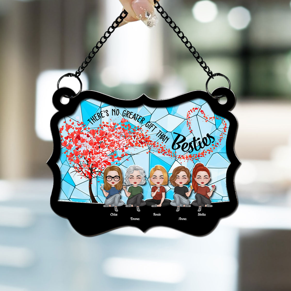 There's No Greater Gift - Personalized Custom Suncatcher