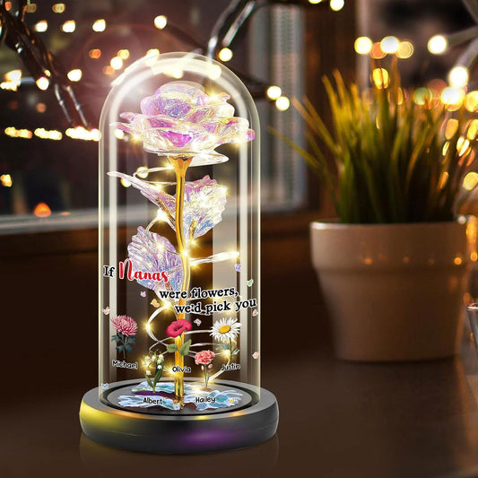 We Would Pick You - Personalized Custom Sparkly Rose