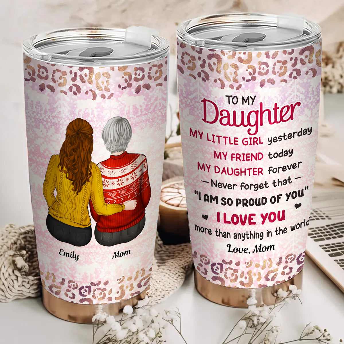 My Little Girl - Personalized Custom Tumbler