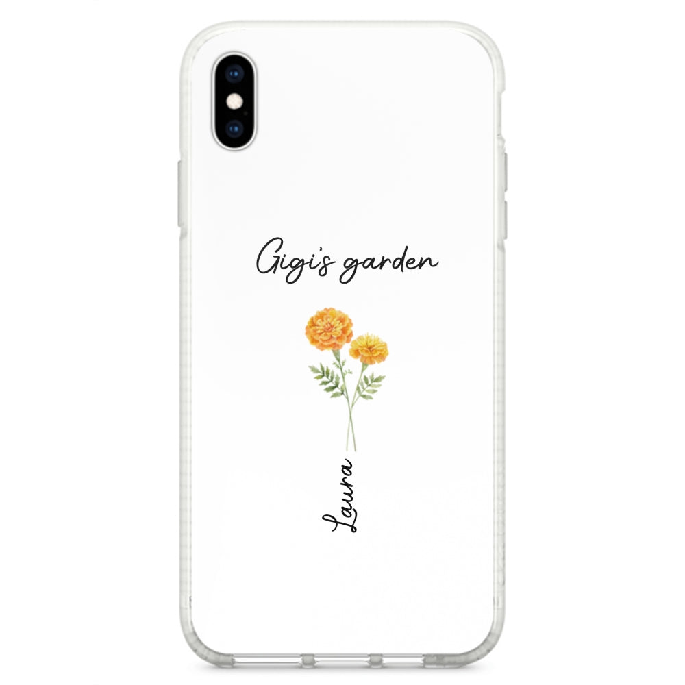 Garden Of Grandma With Birth Month Flowers - Personalized Custom Phone Case