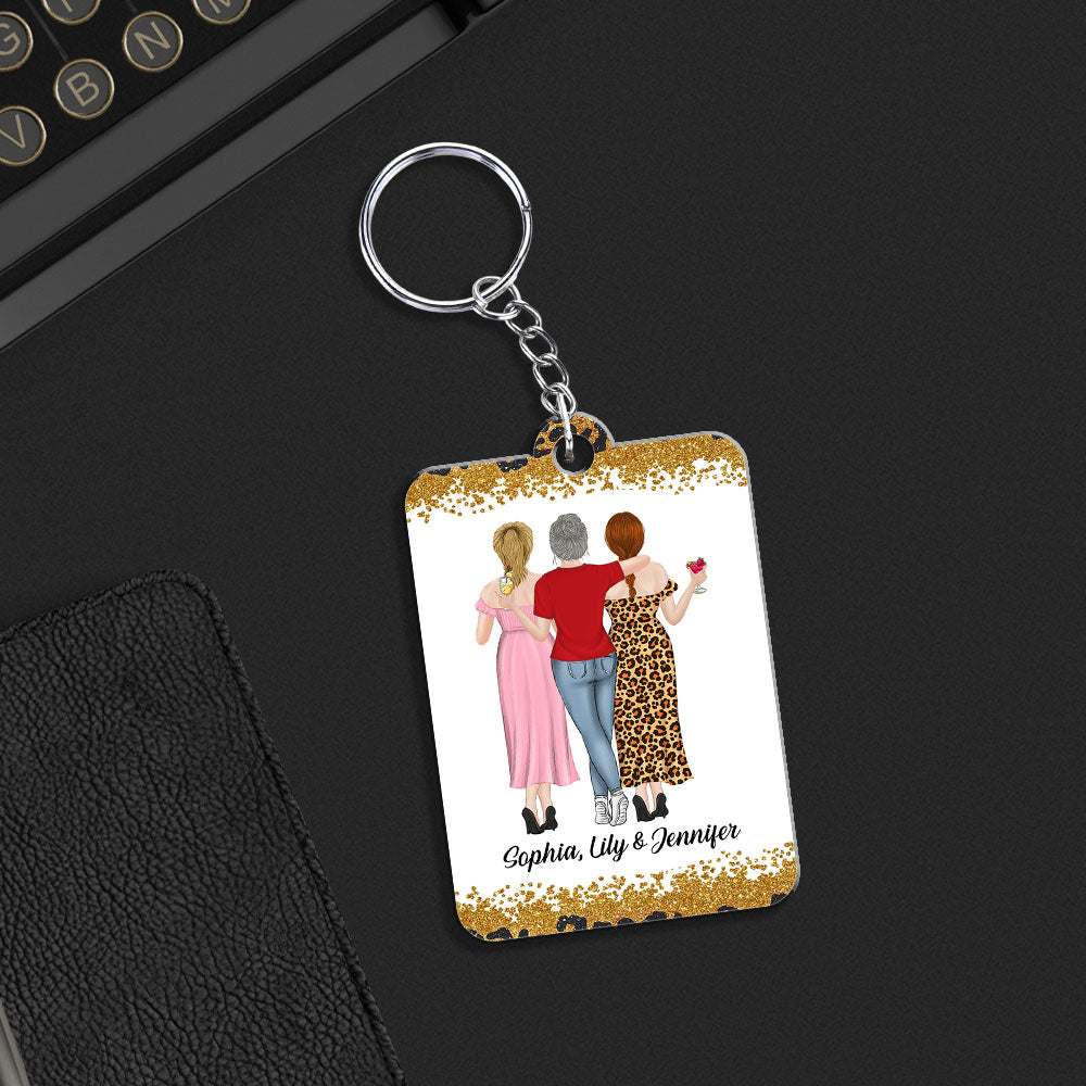 We Are Friends Until We Die - Personalized Custom Acrylic Keychain