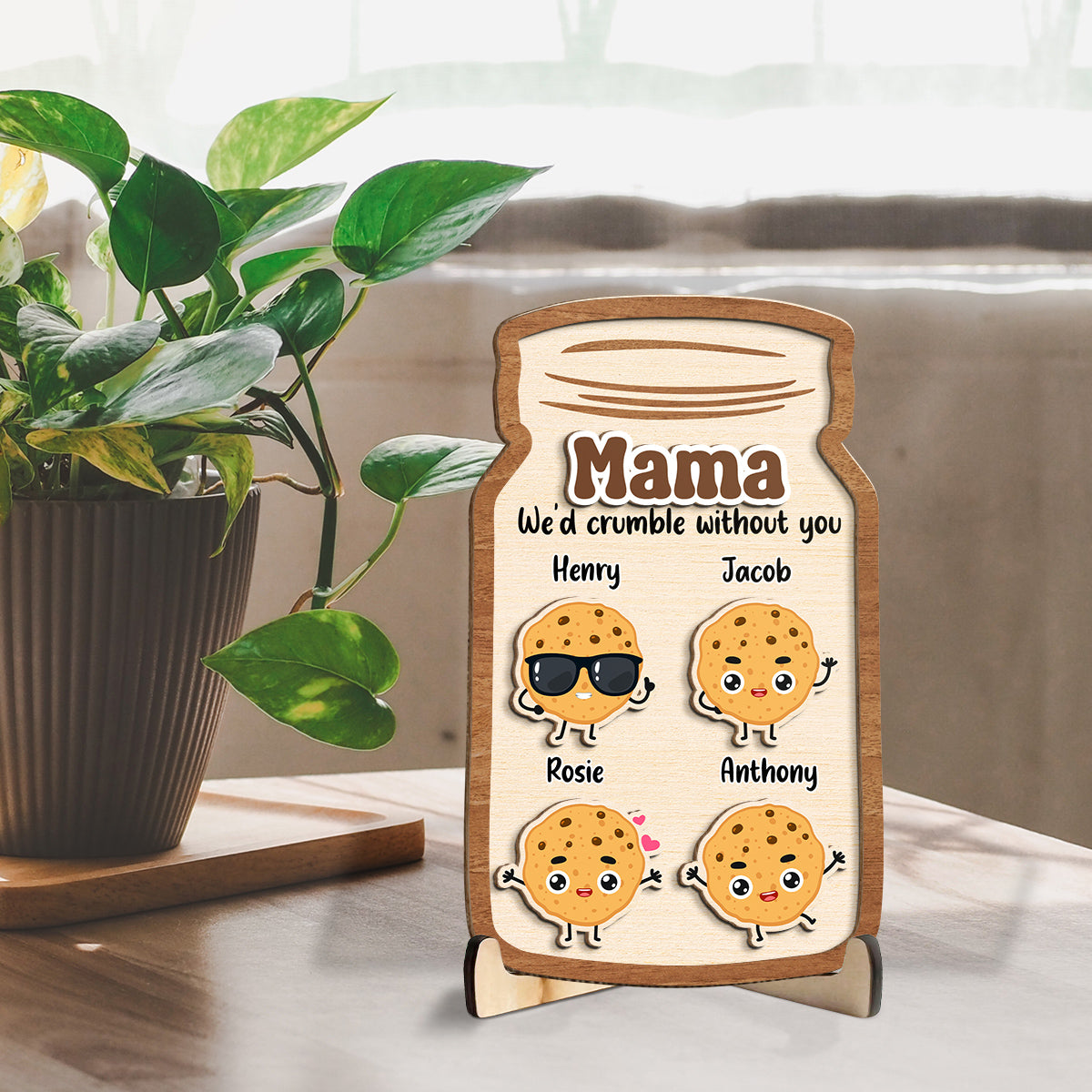 Grandma Cookies - Personalized Custom Wooden Plaque