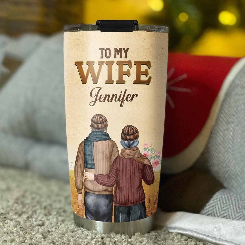 To My Wife You Are My Queen Forever - Personalized Custom Tumbler