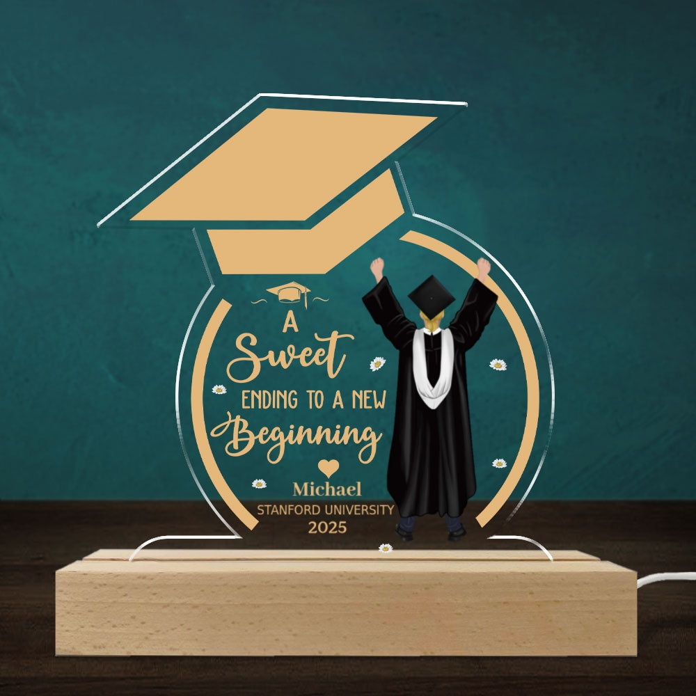 A Sweet Ending - Personalized Custom LED Light