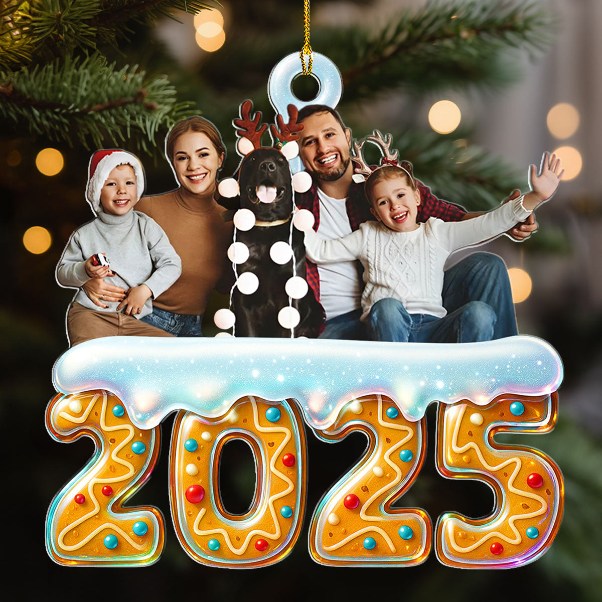 2025 Family Reunion Photo - Personalized Custom Acrylic Ornament