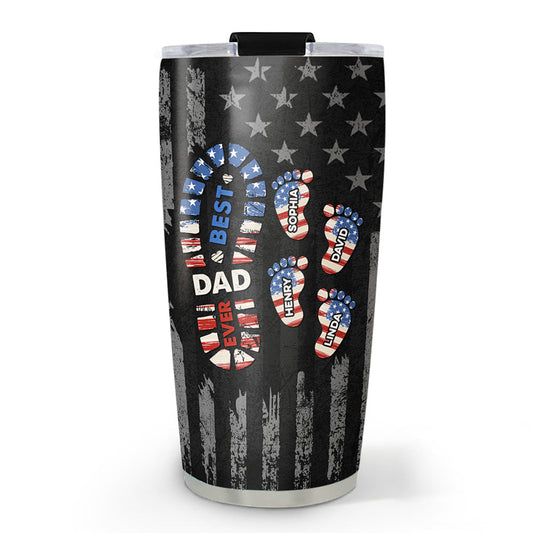 Best Dad Ever - Personalized Custom Tumbler