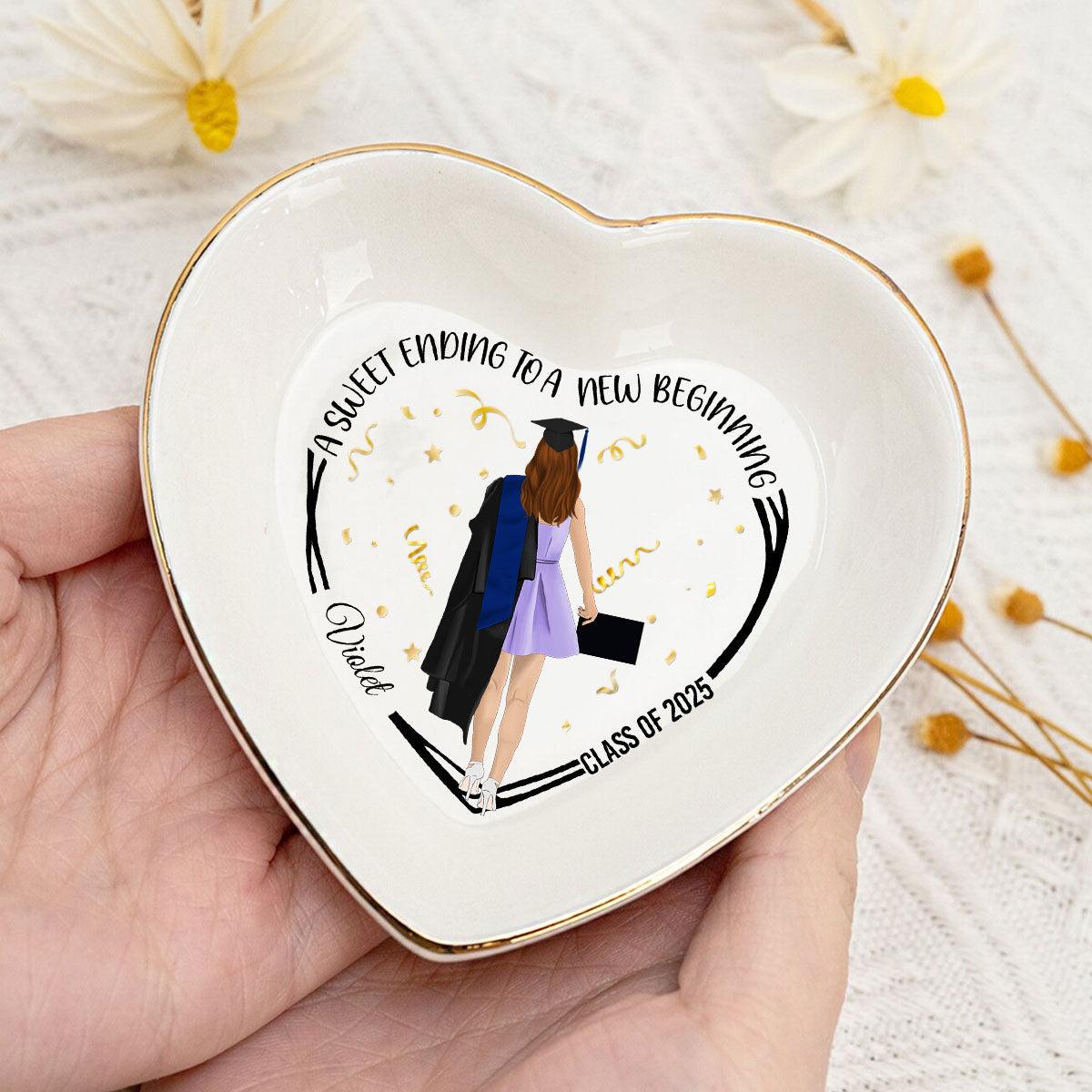 A Sweet Ending - Personalized Custom Jewelry Dish
