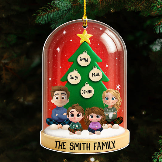 Family Gods Gift That Lasts Forever - Personalized Custom Acrylic Ornament