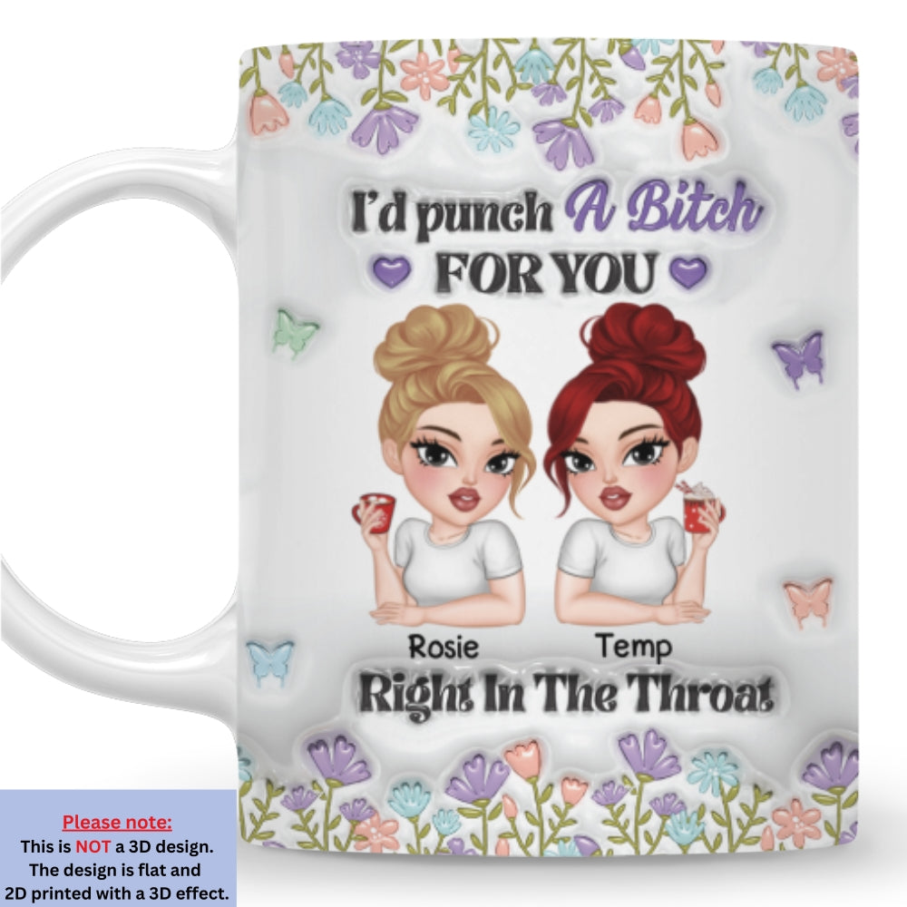 Bestie Slay Forever - Personalized Custom 3D Inflated Effect Mug