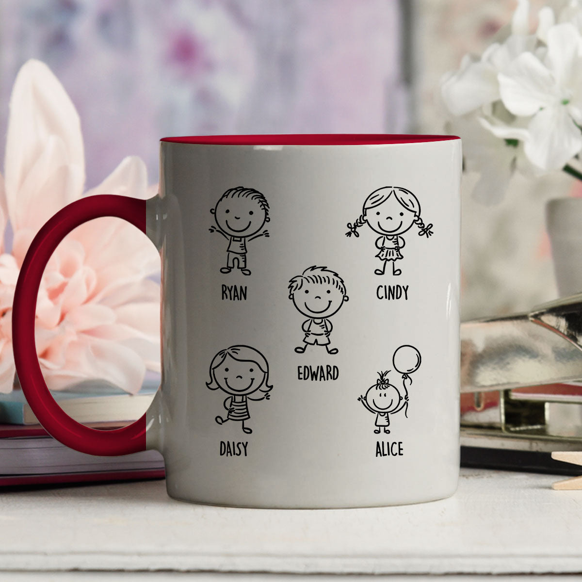 Thanks For Spoiling Us - Personalized Custom Accent Mug