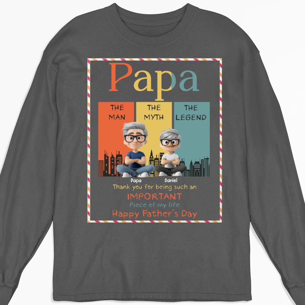 The Myth Who Raised Me - Personalized Custom Shirt