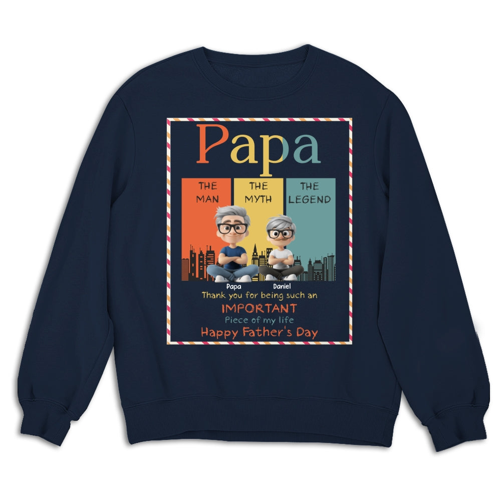 The Myth Who Raised Me - Personalized Custom Shirt