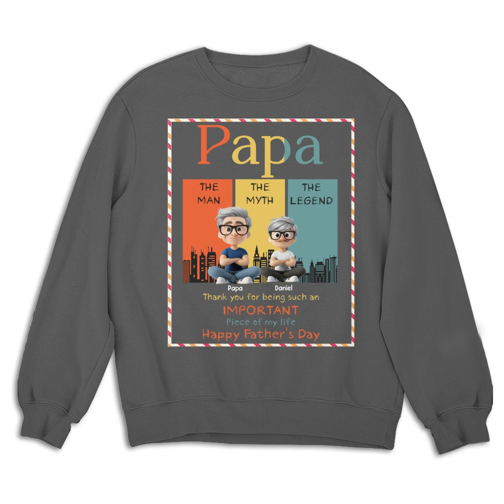 The Myth Who Raised Me - Personalized Custom Shirt