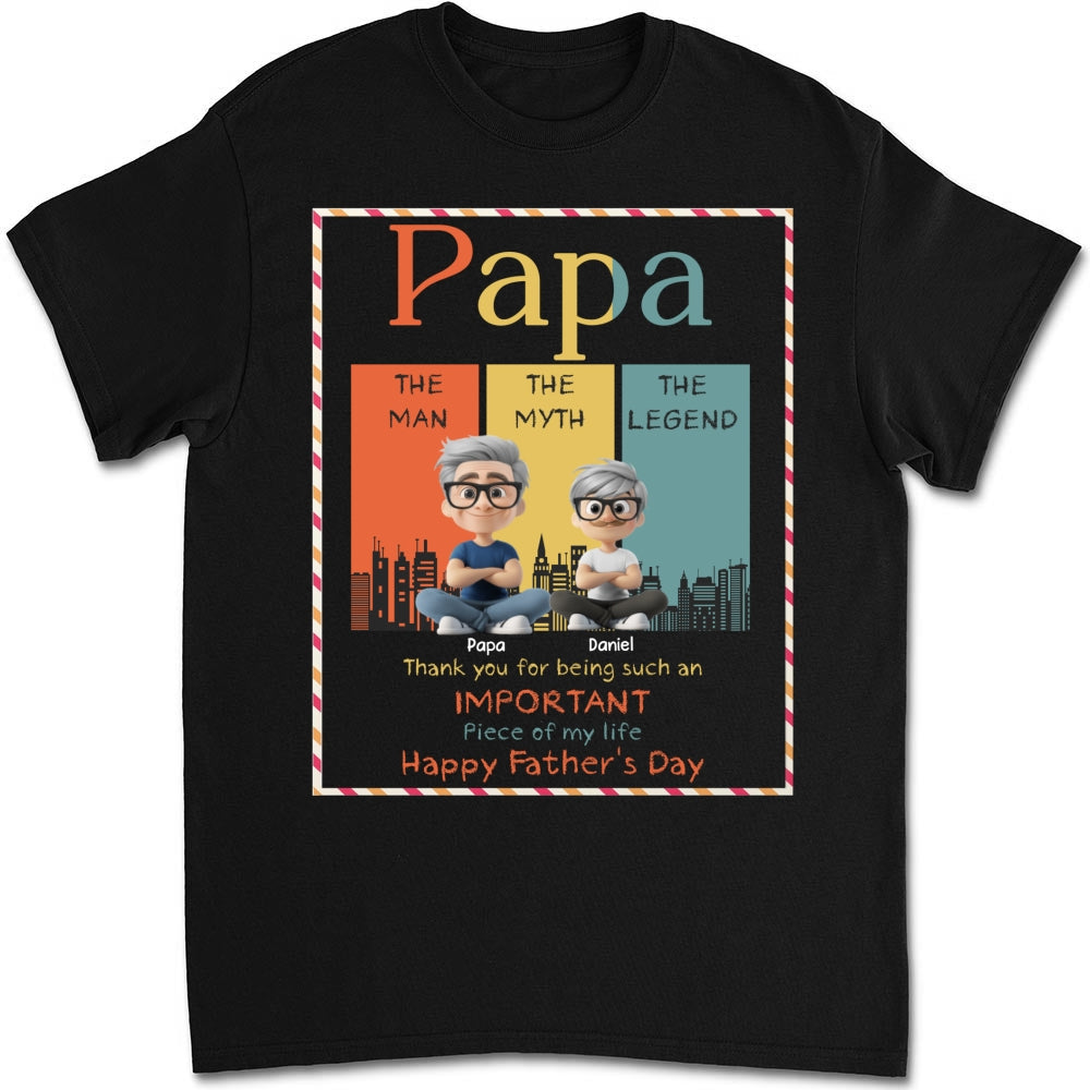 The Myth Who Raised Me - Personalized Custom Shirt