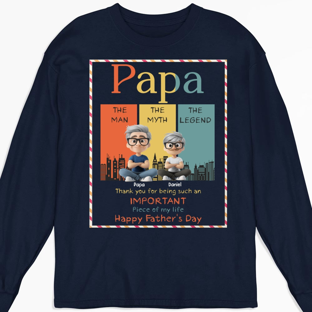 The Myth Who Raised Me - Personalized Custom Shirt