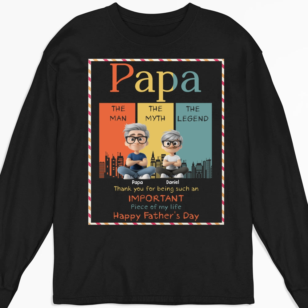 The Myth Who Raised Me - Personalized Custom Shirt