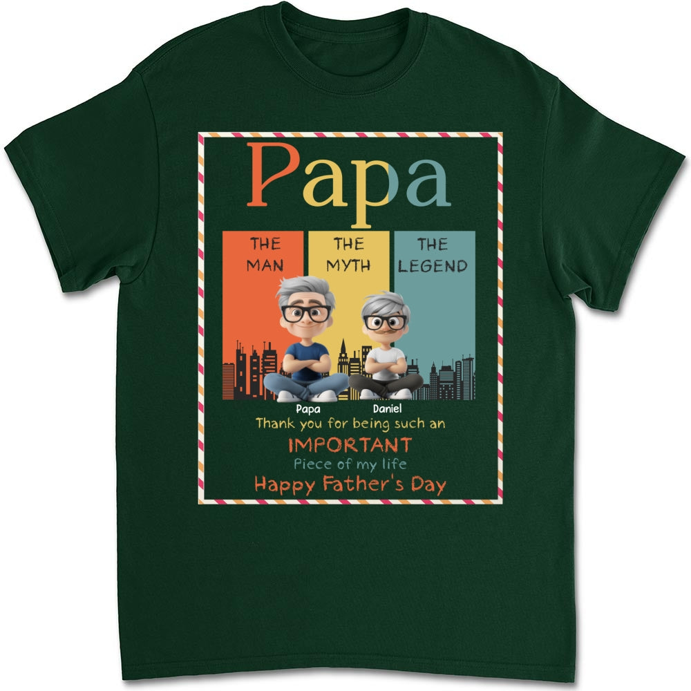 The Myth Who Raised Me - Personalized Custom Shirt