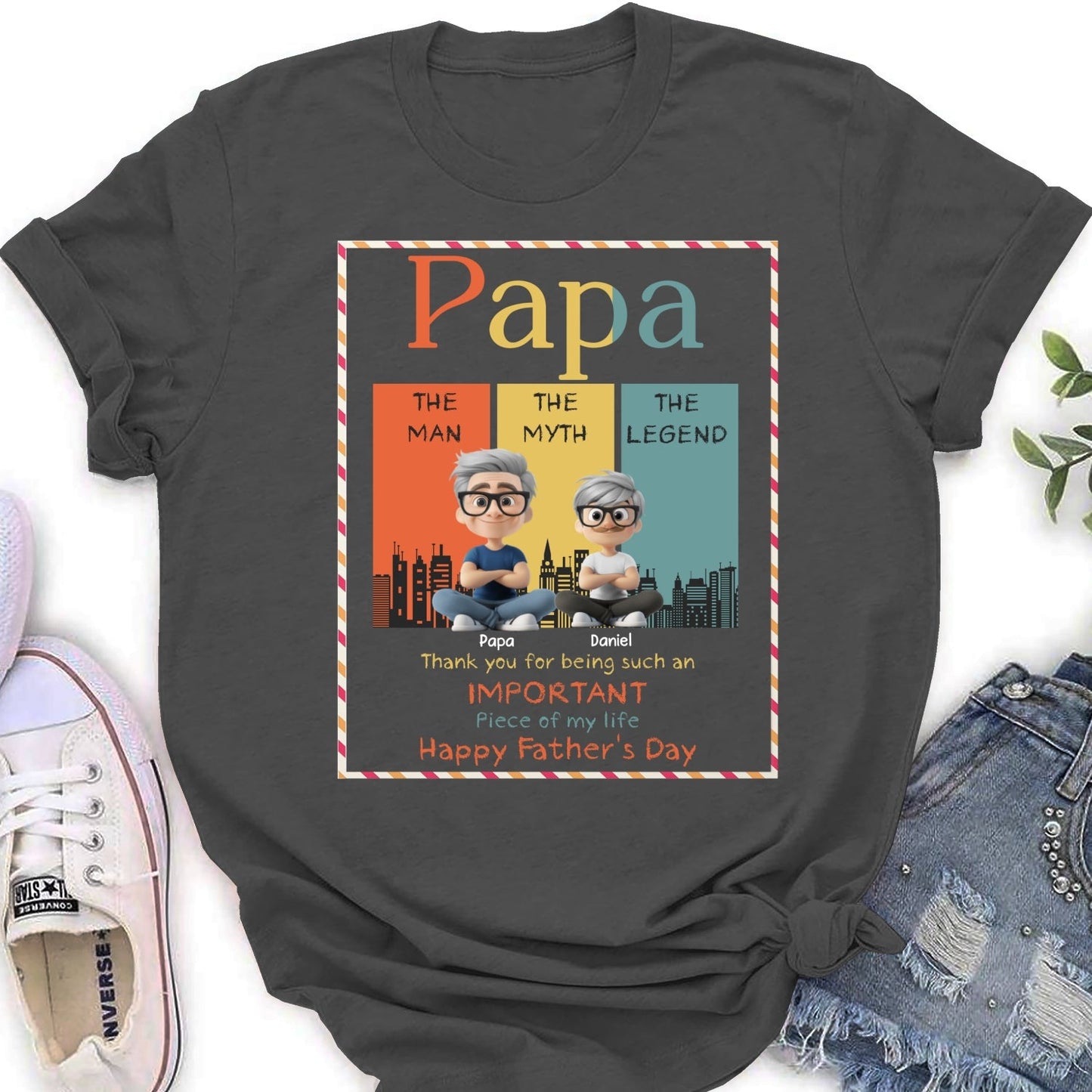 The Myth Who Raised Me - Personalized Custom Shirt