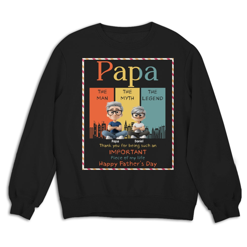 The Myth Who Raised Me - Personalized Custom Shirt