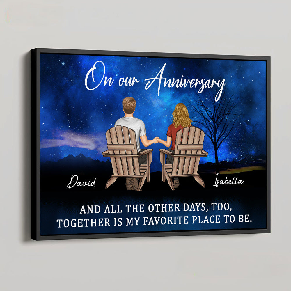 Loving You Feels Like Home - Personalized Custom Poster