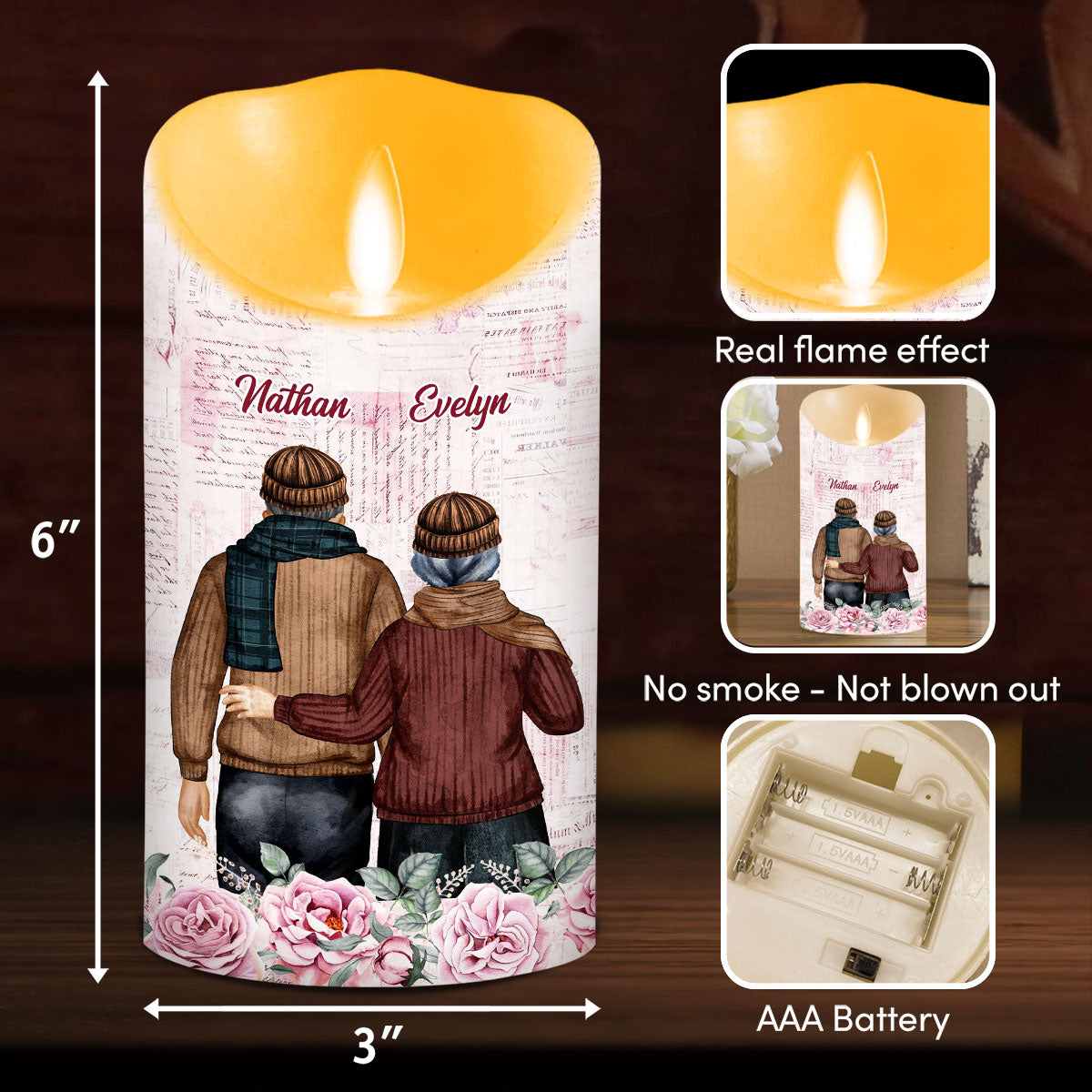 Love You Still - Personalized Custom LED Candle