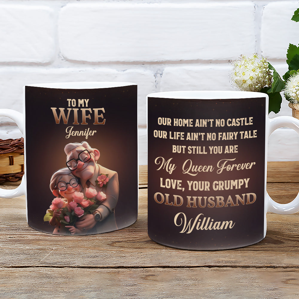 You Are My Queen Forever - Personalized Custom Coffee Mug