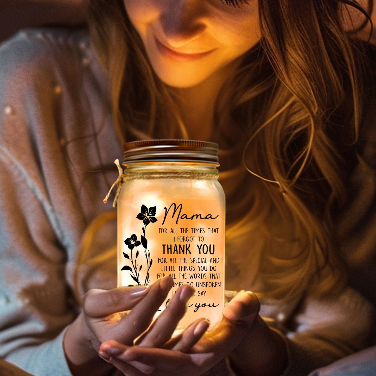 You Make Life So Special Mom - Personalized Custom Mason Jar Light