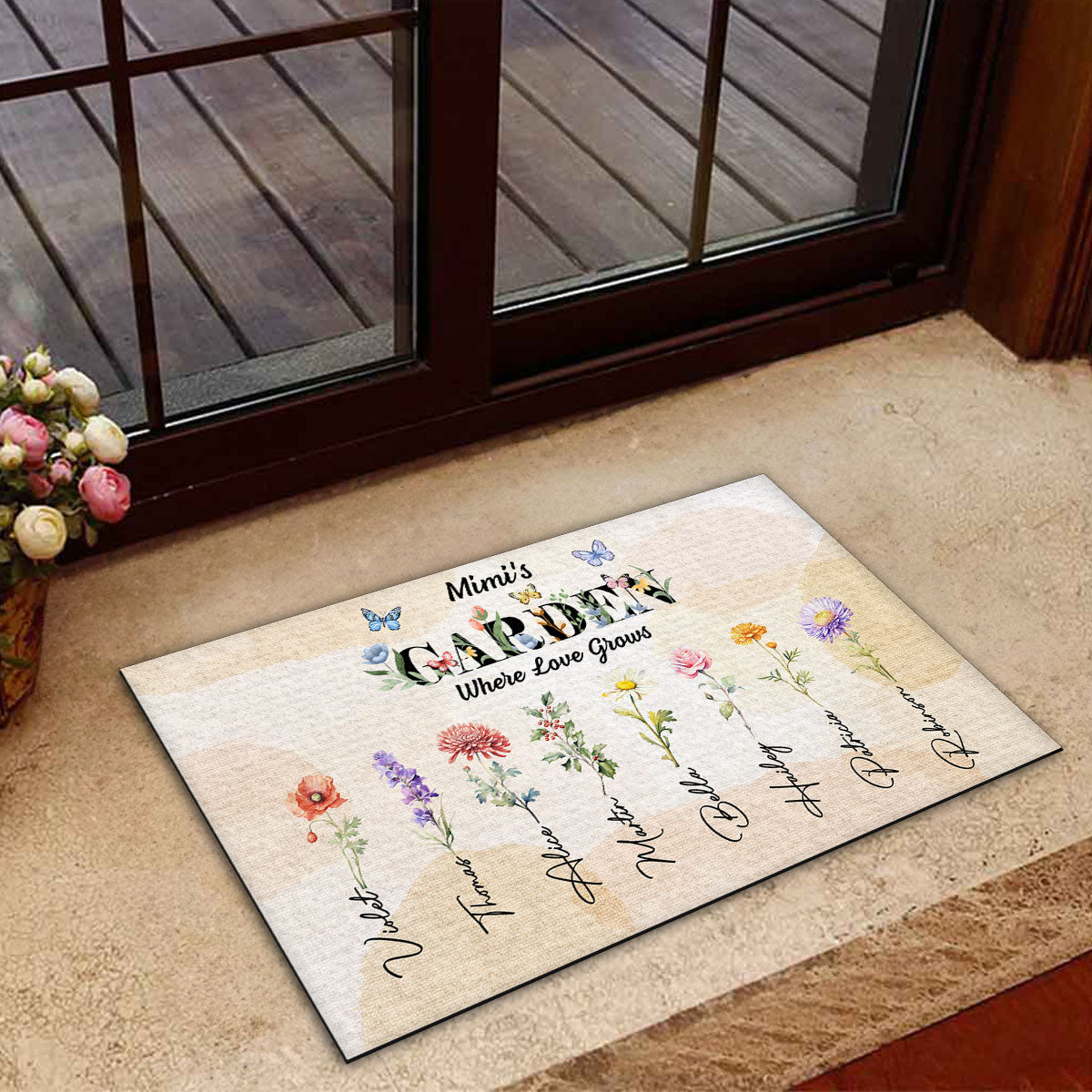Grandma Garden - Personalized Custom Doormat