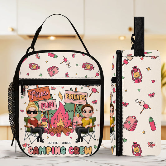 Camping Crew - Personalized Custom Insulated Lunch Bag