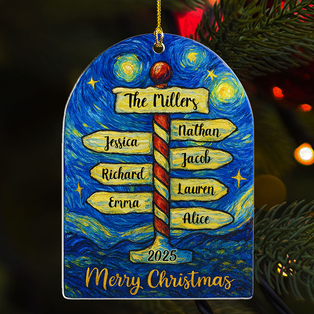 Forever Our Family - Personalized Custom Acrylic Ornament